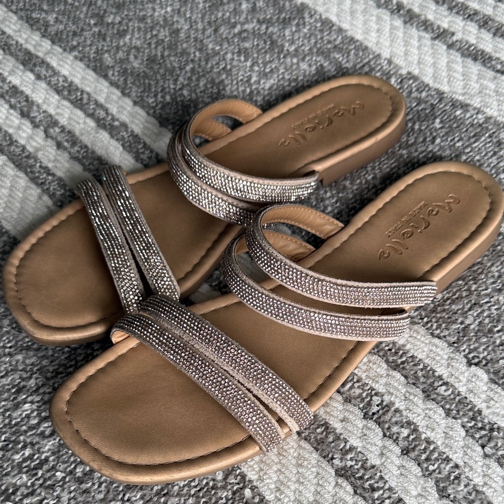 MARIELLA // ROSE GOLD SANDALS - Picture 2 of 5
